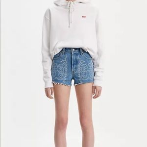 Levi’s 501® HIGH RISE EMBROIDERED SHORTS